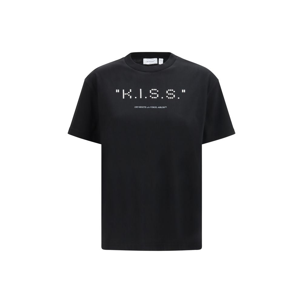 Спортно облекло от черен памук в цвят Off White