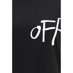 Черна памучна тениска Off-White
