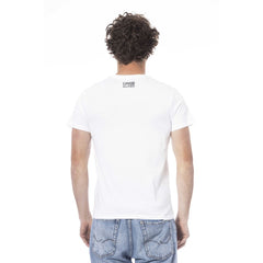 Cavalli Class White Cotton Men's T-Shirt