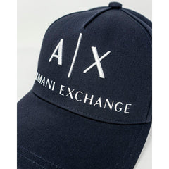 Синя  шапка Armani Exchange 