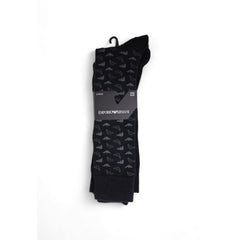 Emporio Armani Underwear Black Cotton Socks