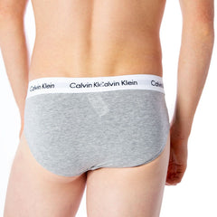 Сиви памучни слипове Calvin Klein 