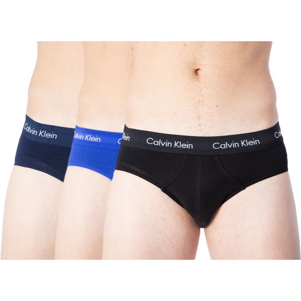 Сини памучни слипове Calvin Klein 