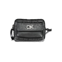Calvin Klein Черна полиестерна чанта