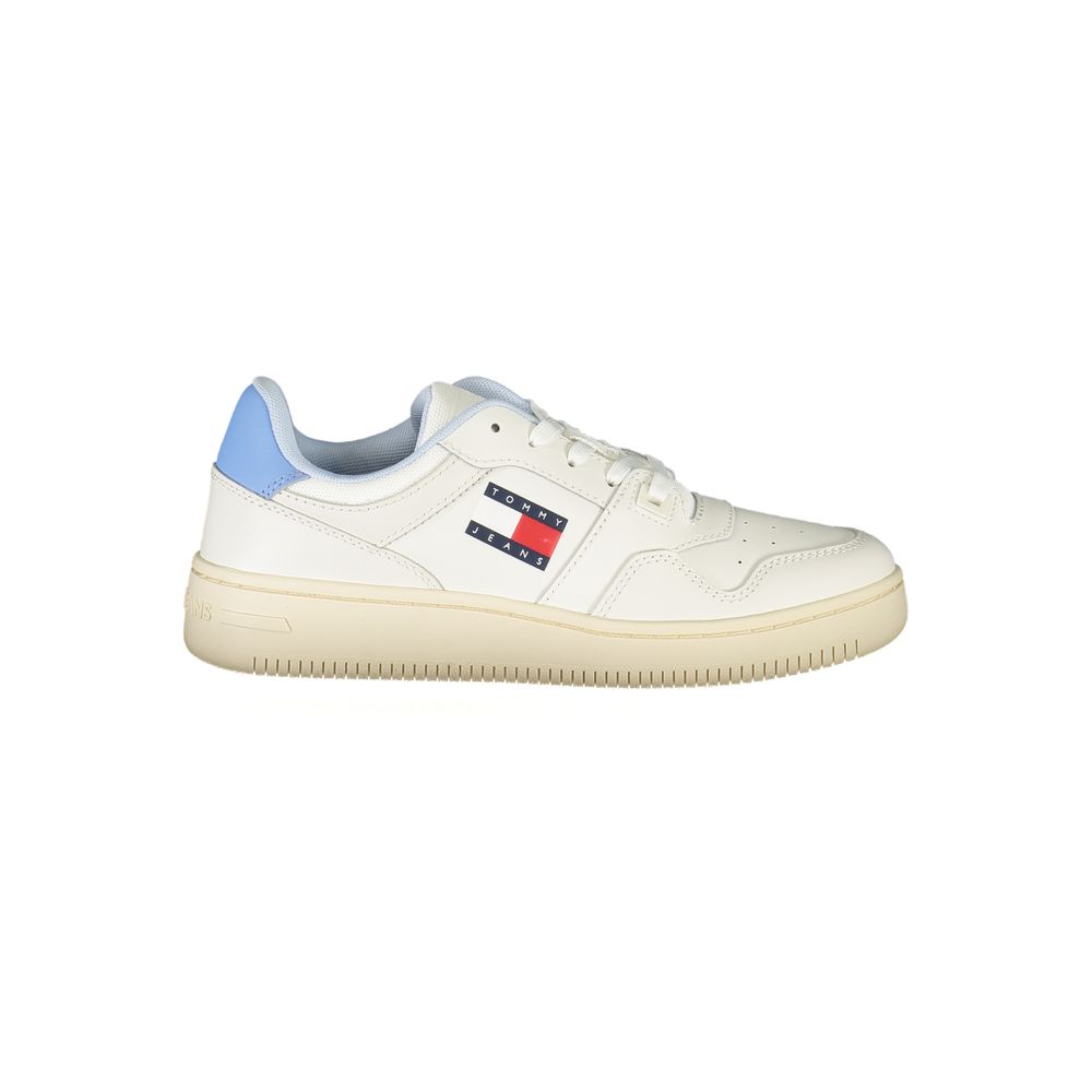 Дамски бели кожени маратонки Tommy Hilfiger