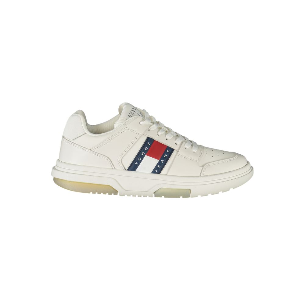 Дамски бели кожени маратонки Tommy Hilfiger