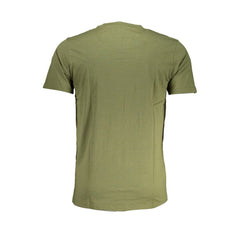 Памучна тениска Cavalli Class Green