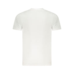 Cavalli Class White Cotton Men T-Shirt
