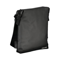 Calvin Klein Елегантна черна чанта през рамо с контрастни детайли