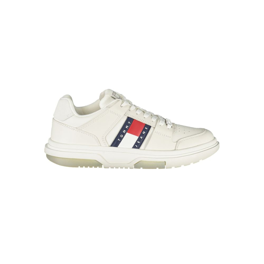Дамски бели кожени маратонки Tommy Hilfiger