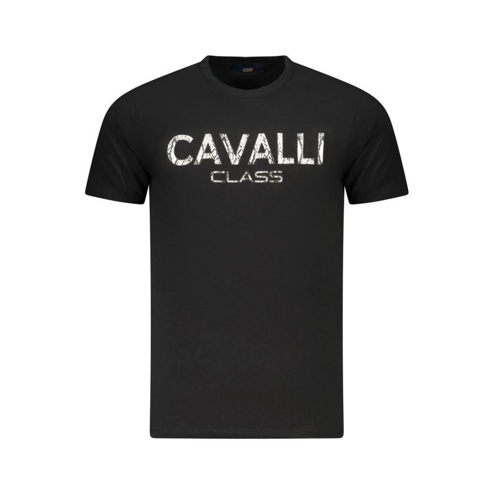 Мъжка тениска Cavalli Class Black