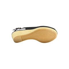 Дамски сандали Tommy Hilfiger от естествена кожа, черни