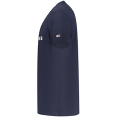 Мъжка тениска Tommy Hilfiger синя памучна