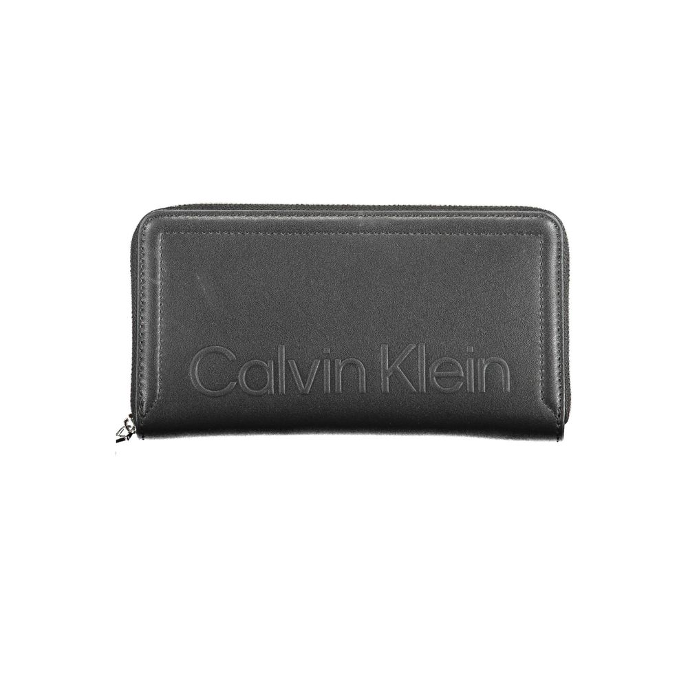 Черен полиетиленов портфейл Calvin Klein