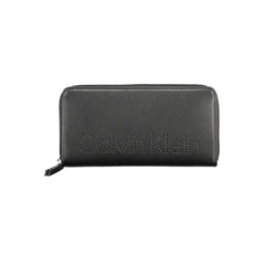 Черен полиетиленов портфейл Calvin Klein