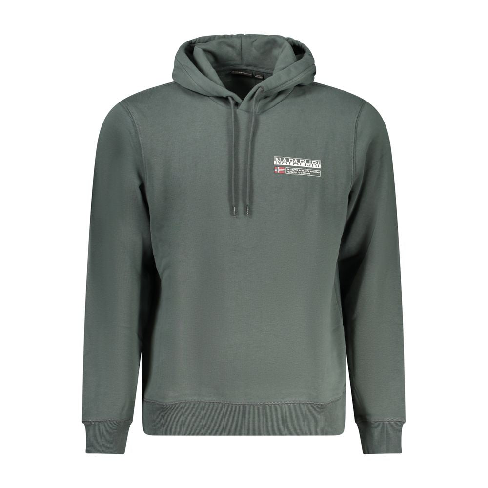 Зелен памучен суичър Napapijri