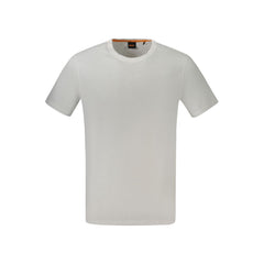 Тениска Hugo Boss White Cotton