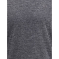 Сив полар вълнен суитшърт Dsquared²