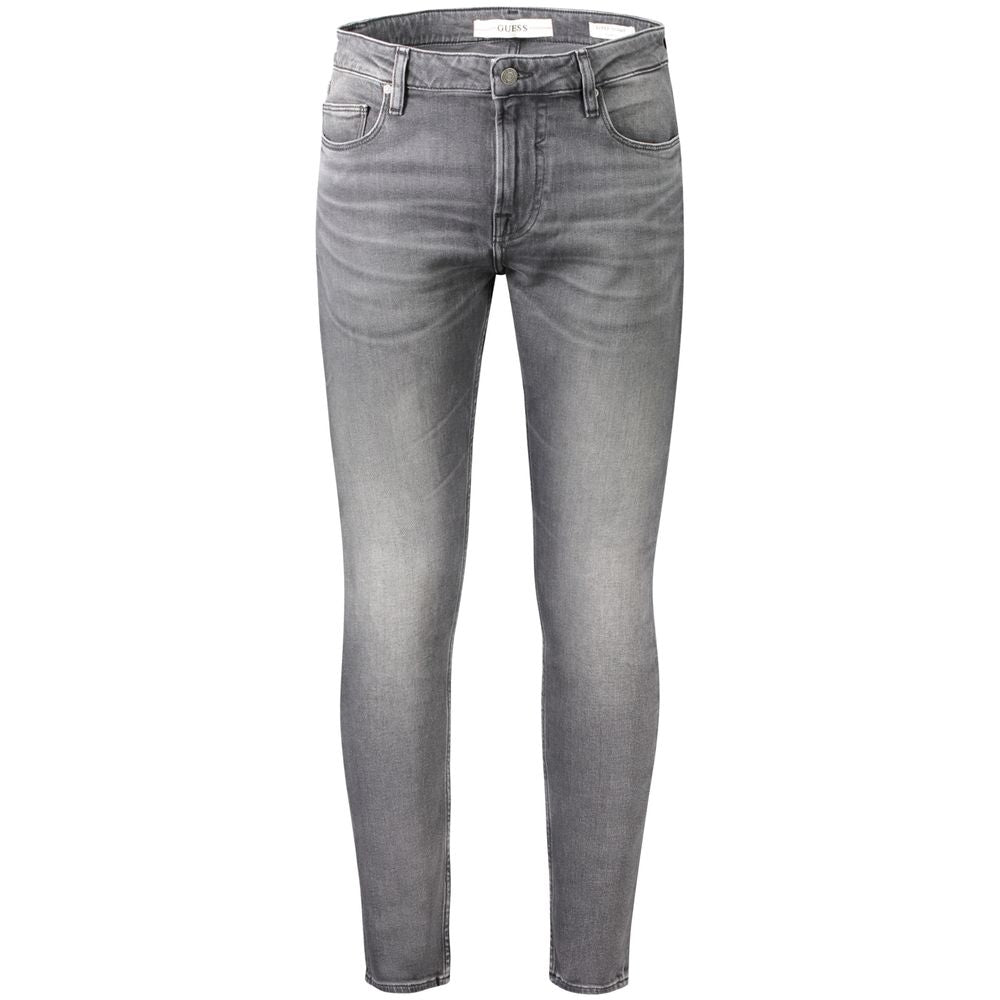 Guess Jeans Gray Cotton Men Jeans