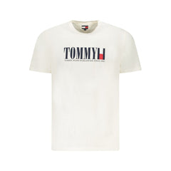Мъжка тениска Tommy Hilfiger бяла памучна