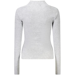 Дамски пуловер Guess Jeans от сив вълнен материал