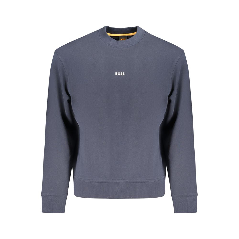Мъжки пуловер Hugo Boss Blue Cotton