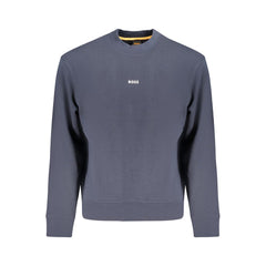 Мъжки пуловер Hugo Boss Blue Cotton