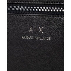 Черна полиестерна чанта през рамо Armani Exchange 