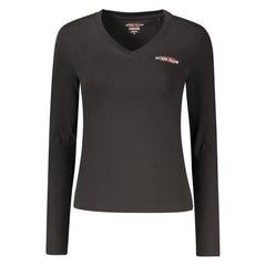 Guess Jeans Black Cotton Women T-Shirt