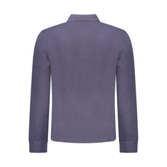 Синя памучна поло тениска Napapijri