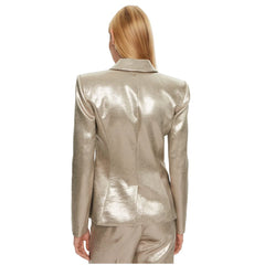 Жълт полиестерен блейзър Patrizia Pepe