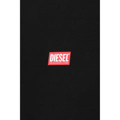 Черна памучна тениска Diesel