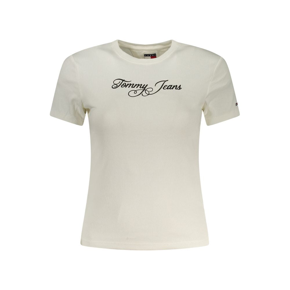 Дамска тениска Tommy Hilfiger Bianco Cotton