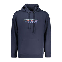 Мъжки суитшърт от син памук Tommy Hilfiger