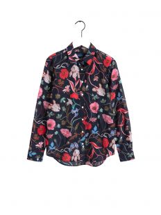 Reg Wild Floral Cot Silk Shirt