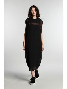 DOUBLE LAYER JERSEY DRESS