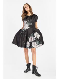WMD-LUICY-Clove Printed Skater Dress