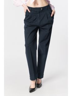 COTTON HW PLEATED CHINO PANTS