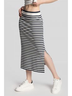 Icon G Stripe Jersey Skirt