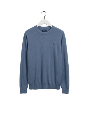 Cotton Cashmere C-Neck Sweater