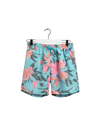 Lc Tropical Print Swim Shorts