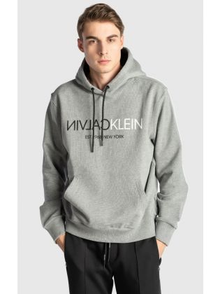 TEXT REVERSE FRONT LOGO HOODIE