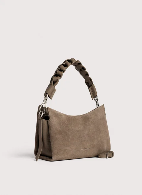 Велурена чанта Coccinelle Boheme Small — снимка 6