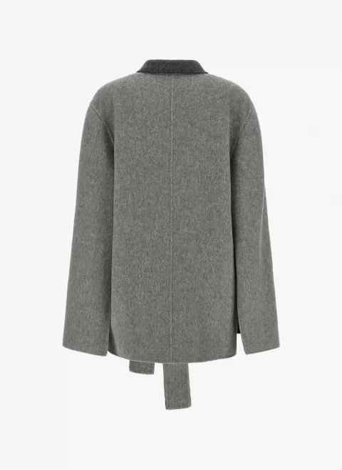 Палто от 100% вълна Alberta Ferretti — снимка 3