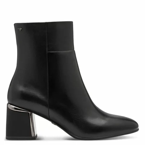 Дамски Боти На Ток TAMARIS – 1-25341-45-003 BLACK LEATHER