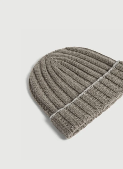 Шапка от кашмир Brunello Cucinelli Kids S — снимка 2