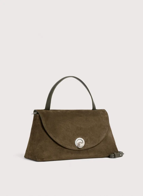 Велурена чанта Coccinelle Nikla Medium — снимка 8