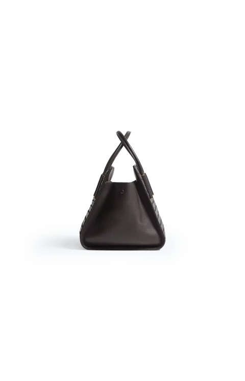 Small Barbara Tote in Espresso — снимка 2