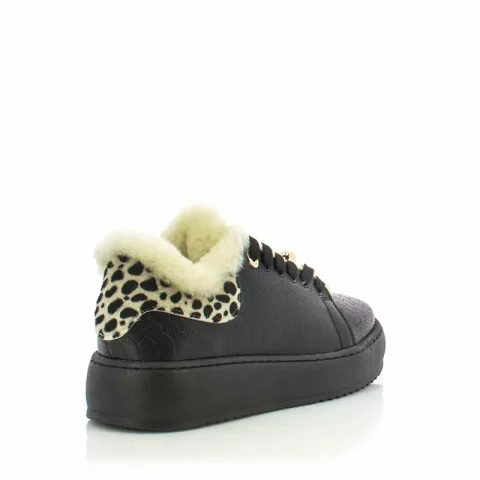 Дамски Сникърс CARLO FABIANI – 246-5817 BLACK — снимка 2