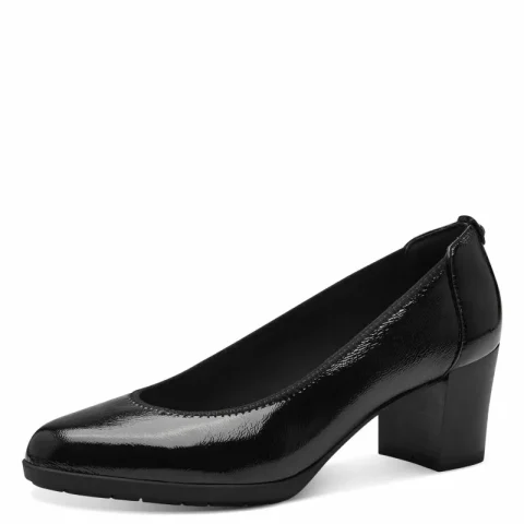 Токчета TAMARIS – 1-22416-43-018 BLACK PATENT — снимка 3